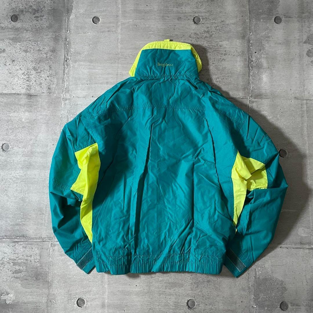 80s Columbia ナイロンジャケット 蛍光色 テック サイバー y2k 80s Columbia ナイロンジャケット 蛍光色 テック サイバー y2k