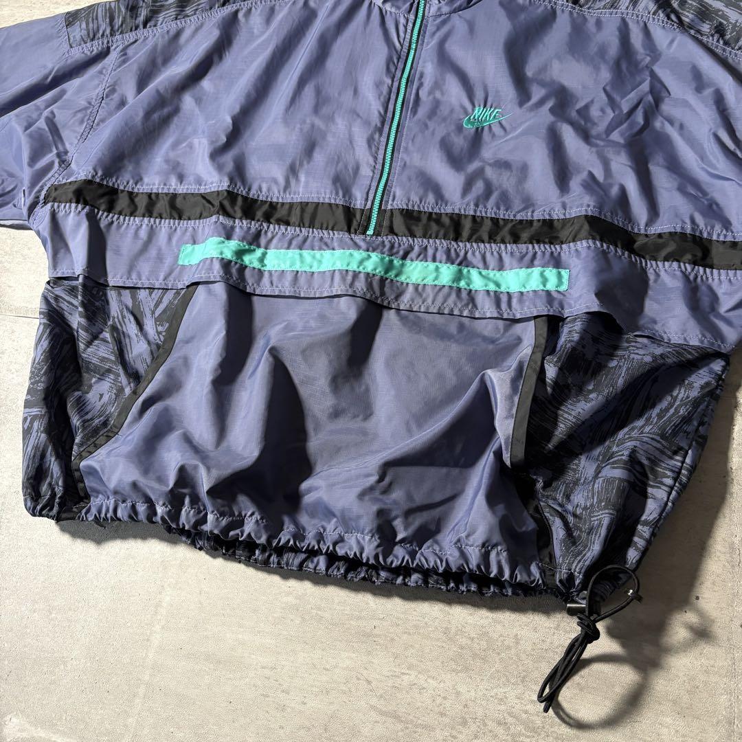 90s NIKE ナイロンジャケット ハーフジップ プルオーバー y2k 90s NIKE ナイロンジャケット ハーフジップ プルオーバー y2k