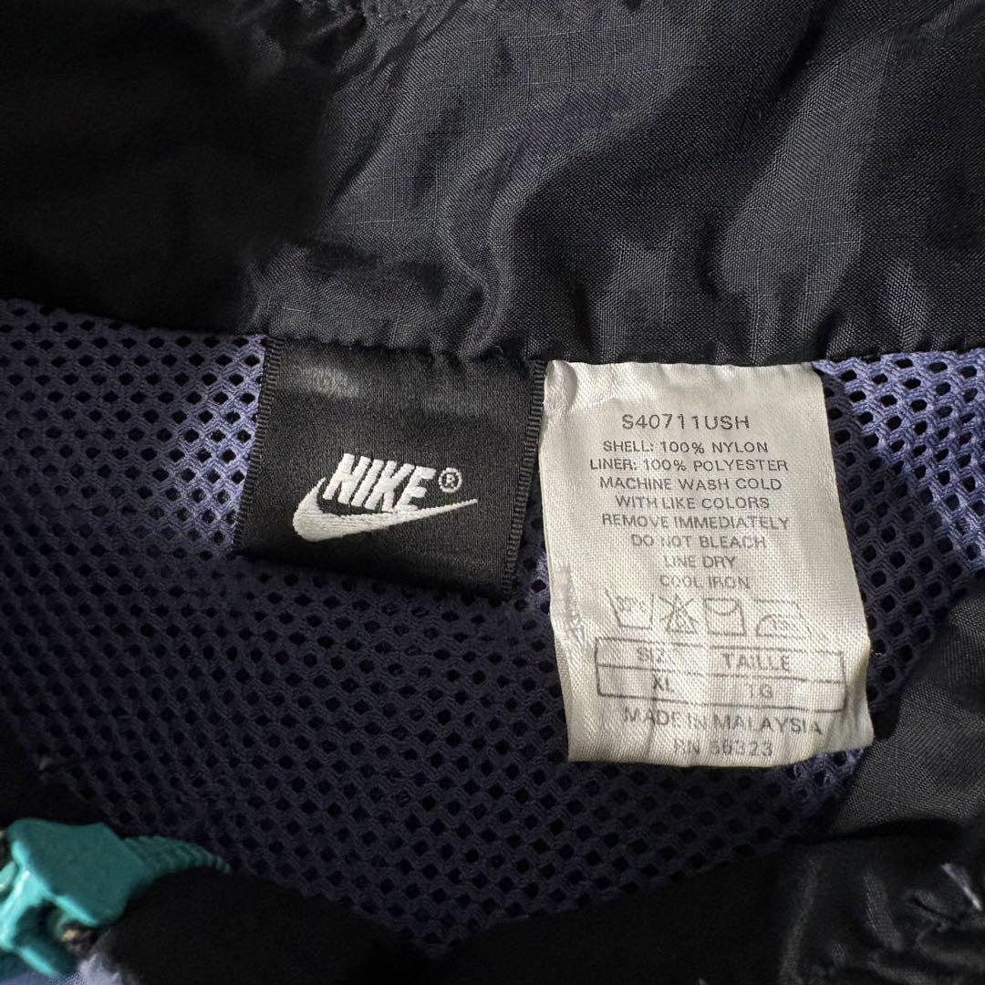90s NIKE ナイロンジャケット ハーフジップ プルオーバー y2k 90s NIKE ナイロンジャケット ハーフジップ プルオーバー y2k