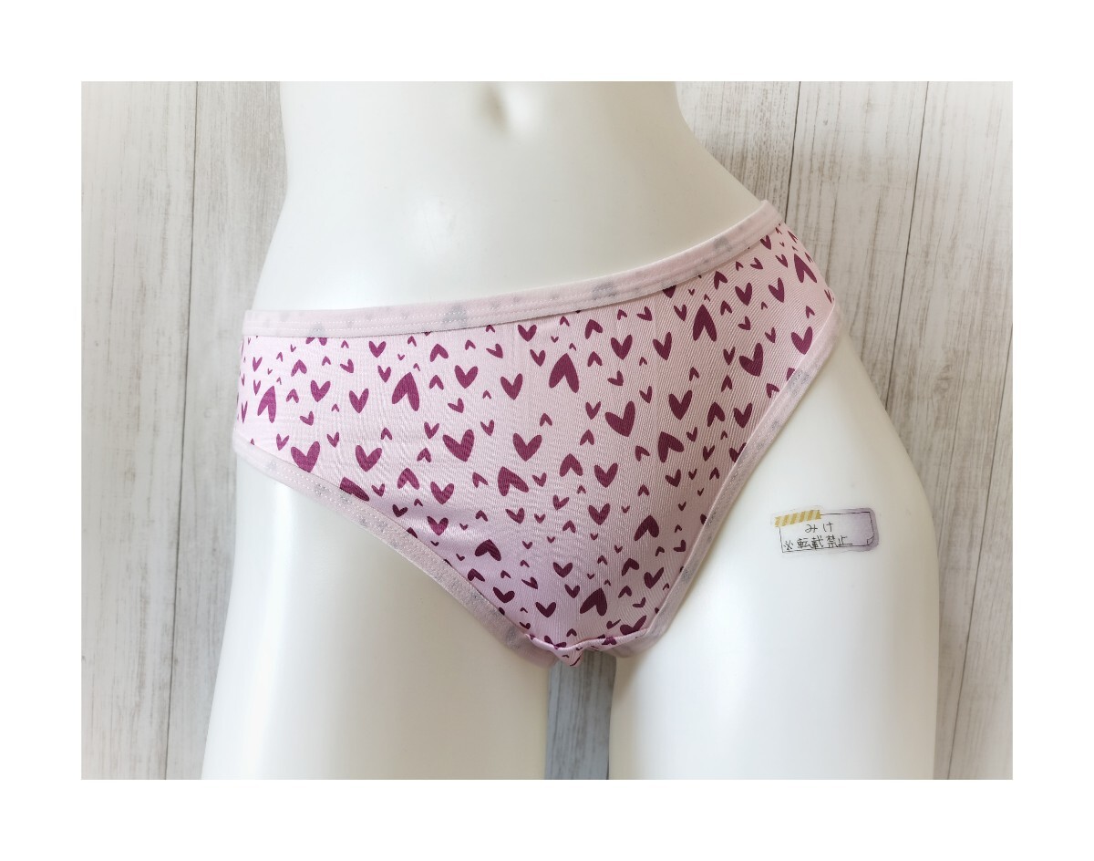 ★新品★ LL Tバック ショーツ ピンク×パープル系 ハート セクシーランジェリー 大きいサイズ