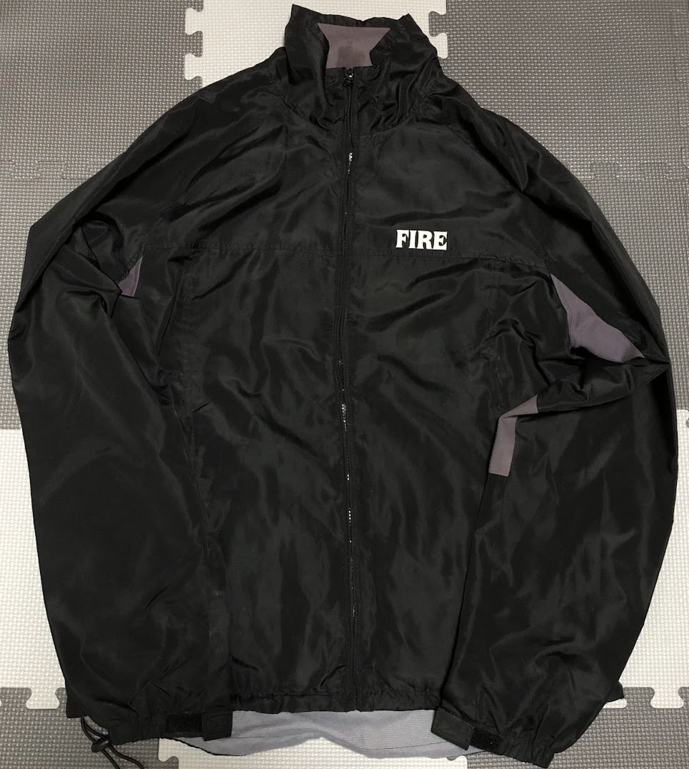 【痛みあり】 KIRIN FIRE 辛口珈琲 キリンファイヤー ナイロンジャケット ウインドブレーカー 缶コーヒー