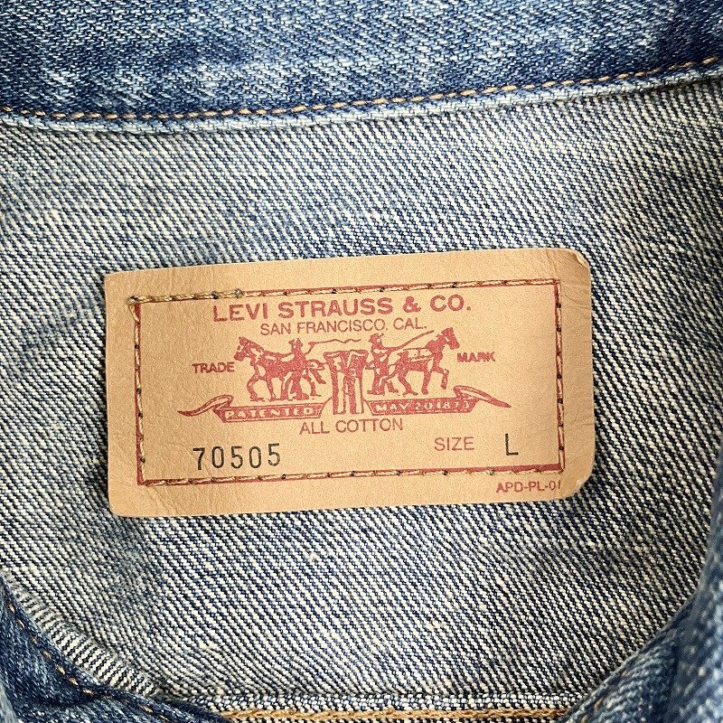 ◇ Levi's リーバイス デニムジャケット Gジャン 70505-0328 ◇ Levi's リーバイス デニムジャケット Gジャン 70505-0328