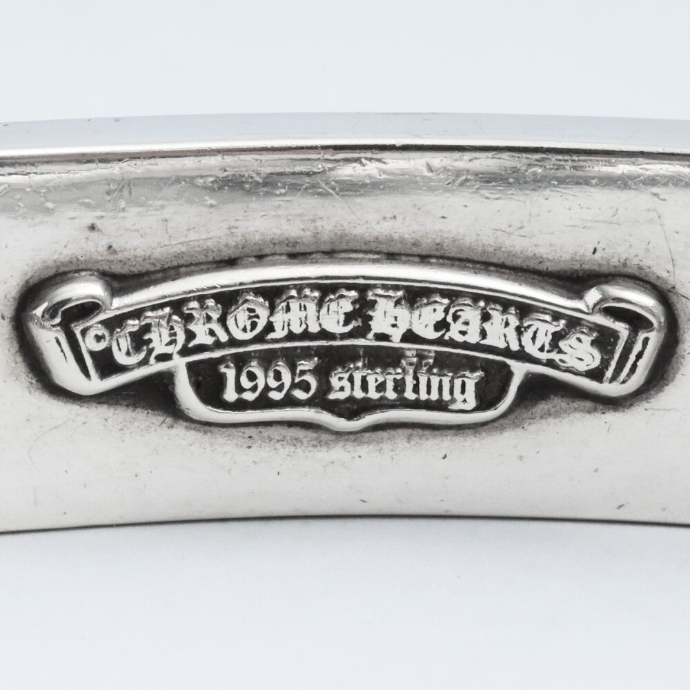 CHROME HEARTS ダガーIDブレスレットクラシックチェーンブレスレット 13リンク パヴェダイヤモンド シルバー クロムハーツ 13link