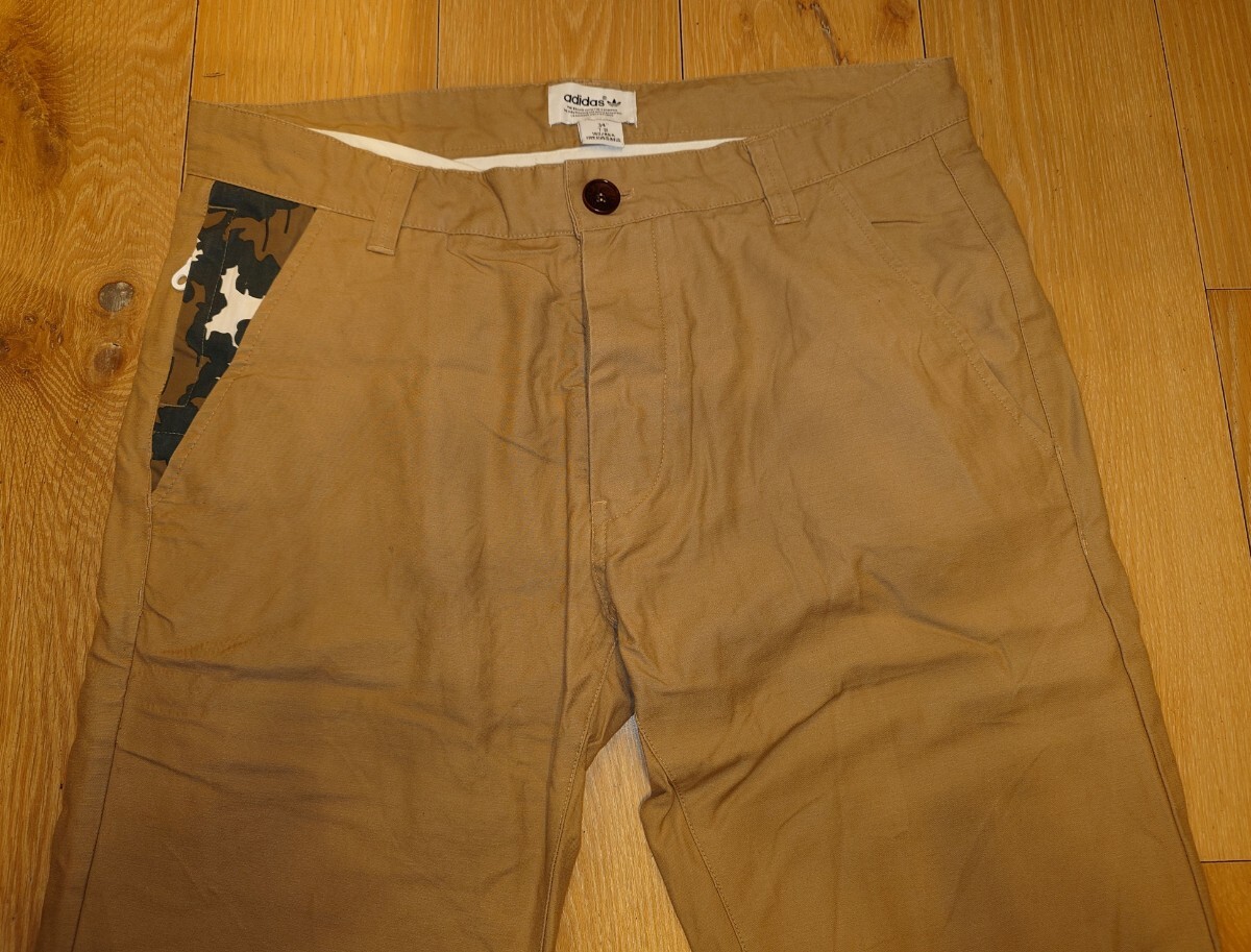 アディダス オリジナルス blue top チノパンツ 34 サイズ pants