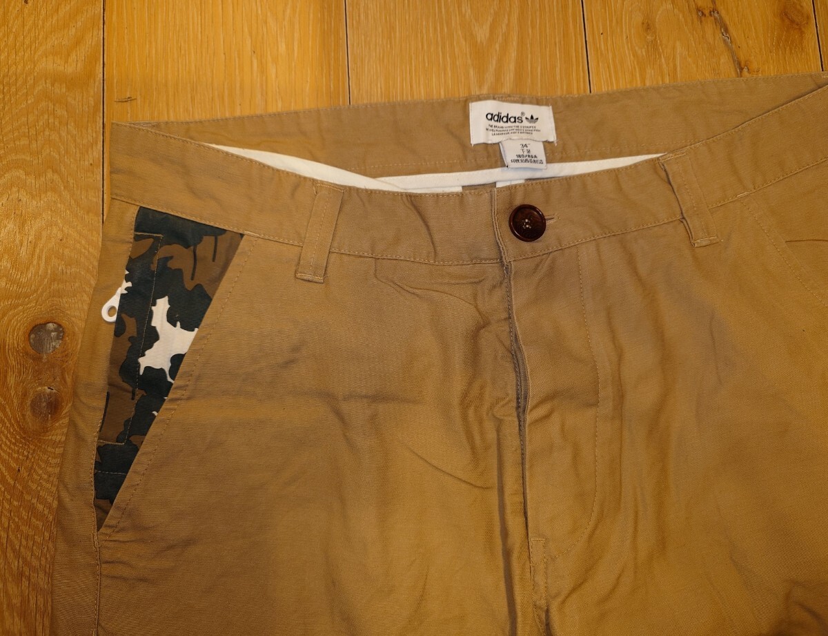 アディダス オリジナルス blue top チノパンツ 34 サイズ pants