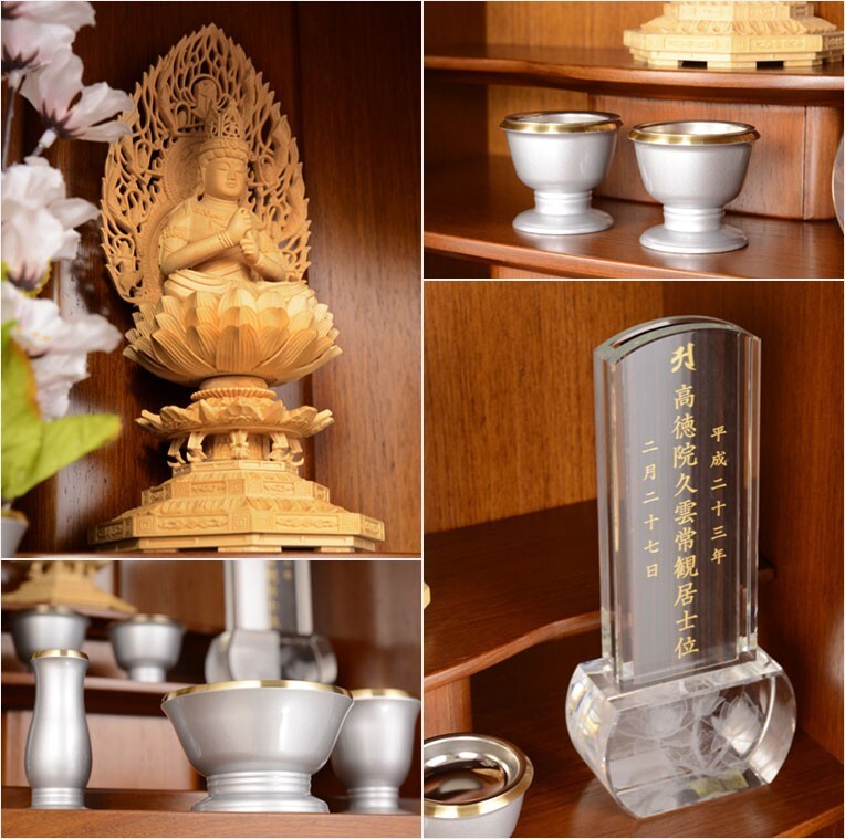  японский ясень. объединение чувство есть современный домашний алтарь [..:.... Schic Brown 18 номер ] маленький размер домашний алтарь Mini домашний алтарь бесплатная доставка 