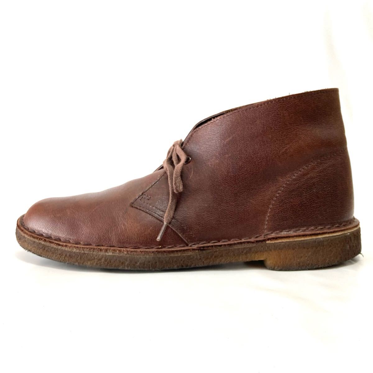クラークスCLARKS 本革レザー チャッカブーツ26 5cmデザート クラークスCLARKS 本革レザー チャッカブーツ26 5cmデザート