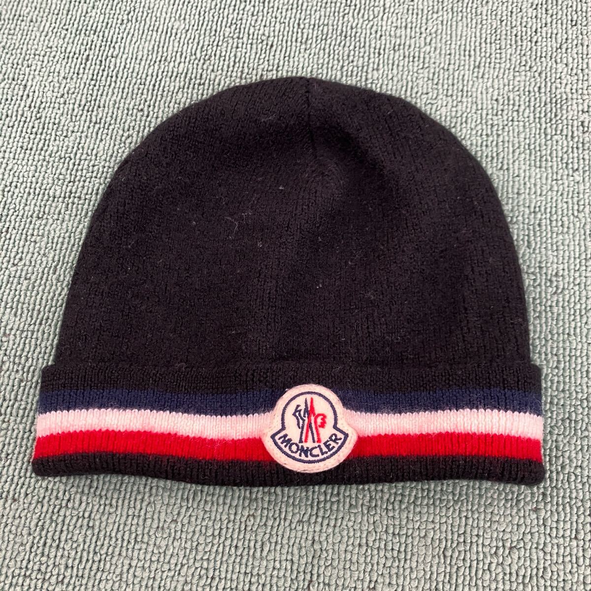 売り切り】MONCLER モンクレール ビーニー ウール カシミヤ ロゴ 売り切り】MONCLER モンクレール ビーニー ウール カシミヤ ロゴ