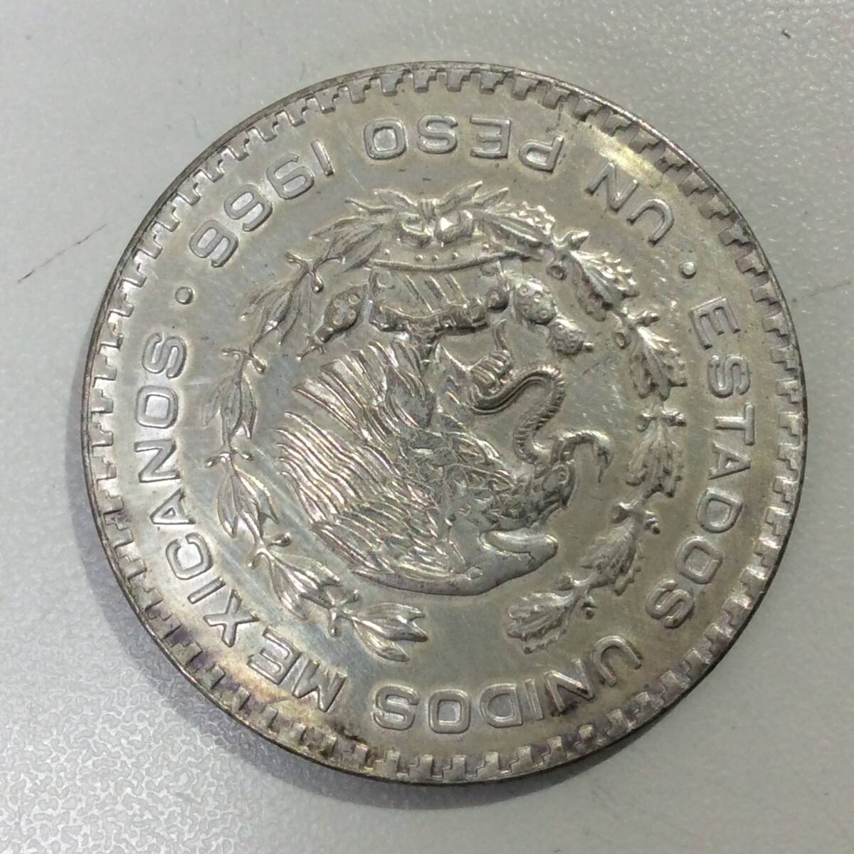 外国古銭、銀貨 1908年メキシコ古銭、銀貨 貿易銀 本物保証 貨幣