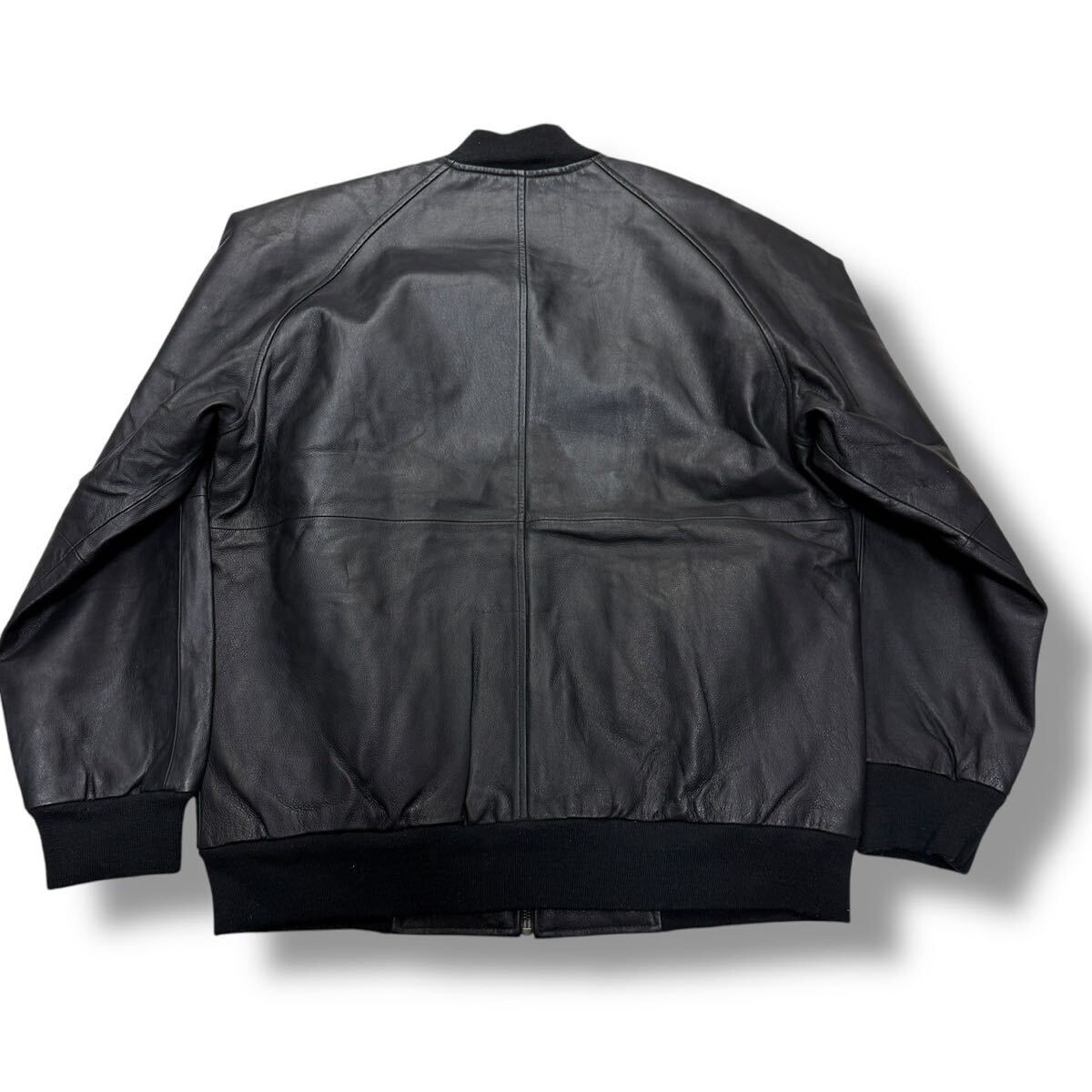 940【極美品 L相当】メルセデスベンツ MA-1レザージャケット 黒 940【極美品 L相当】メルセデスベンツ MA-1レザージャケット 黒