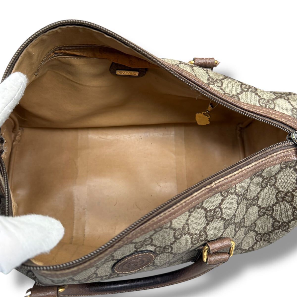 947【GUCCI グッチ】GG柄 ミニボストンバッグ ハンドバッグ 947【GUCCI グッチ】GG柄 ミニボストンバッグ ハンドバッグ