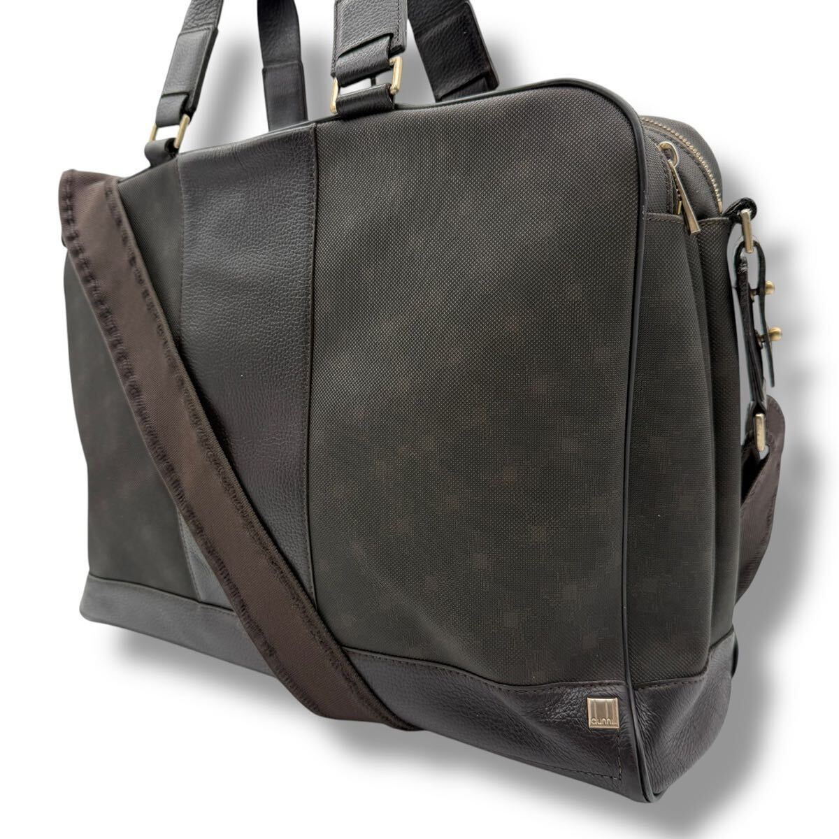 18【極美品】dunhill ダンヒル D8 2way メンズ ビジネスバッグ 18【極美品】dunhill ダンヒル D8 2way メンズ ビジネスバッグ