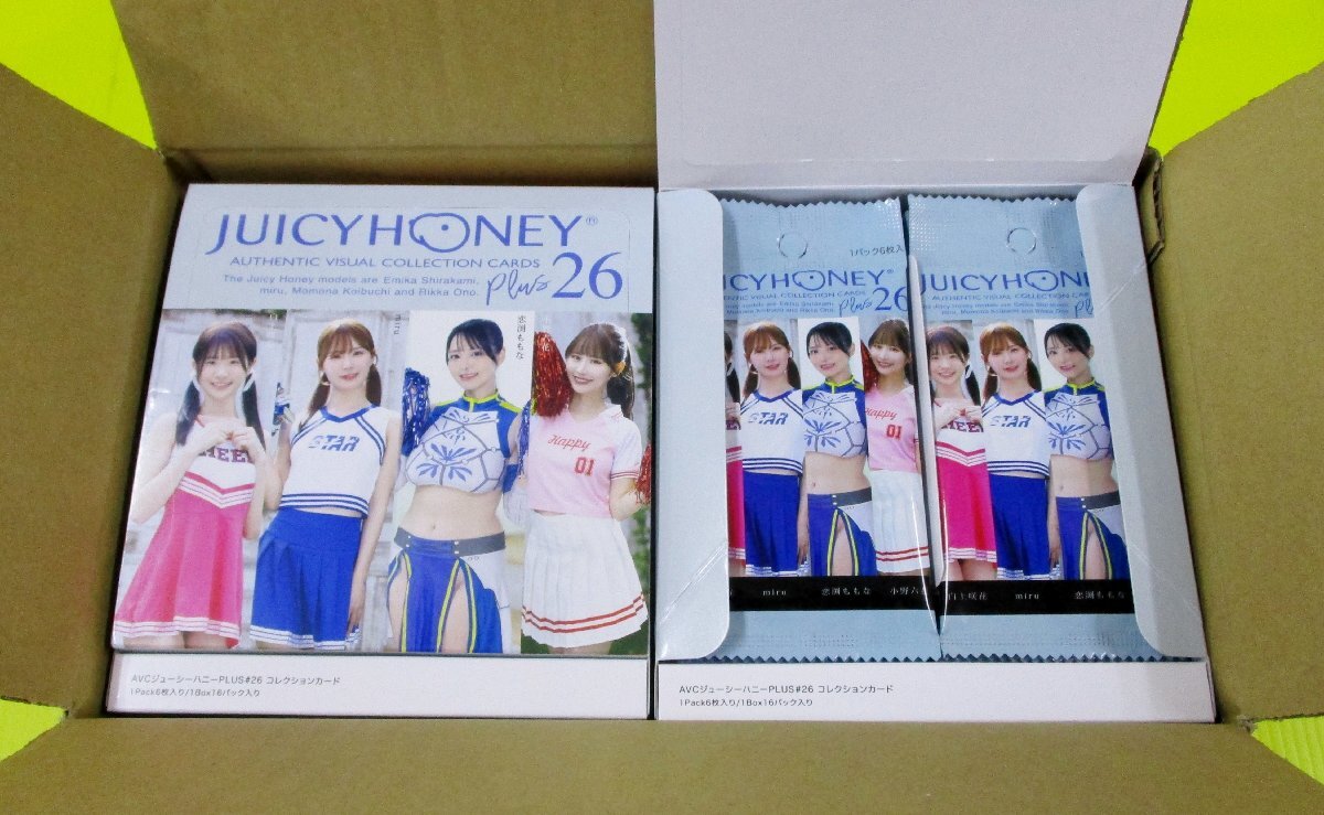 ジューシーハニー PLUS #26】未開封パック 1カートン12ボックス ジューシーハニー PLUS #26】未開封パック 1カートン12ボックス