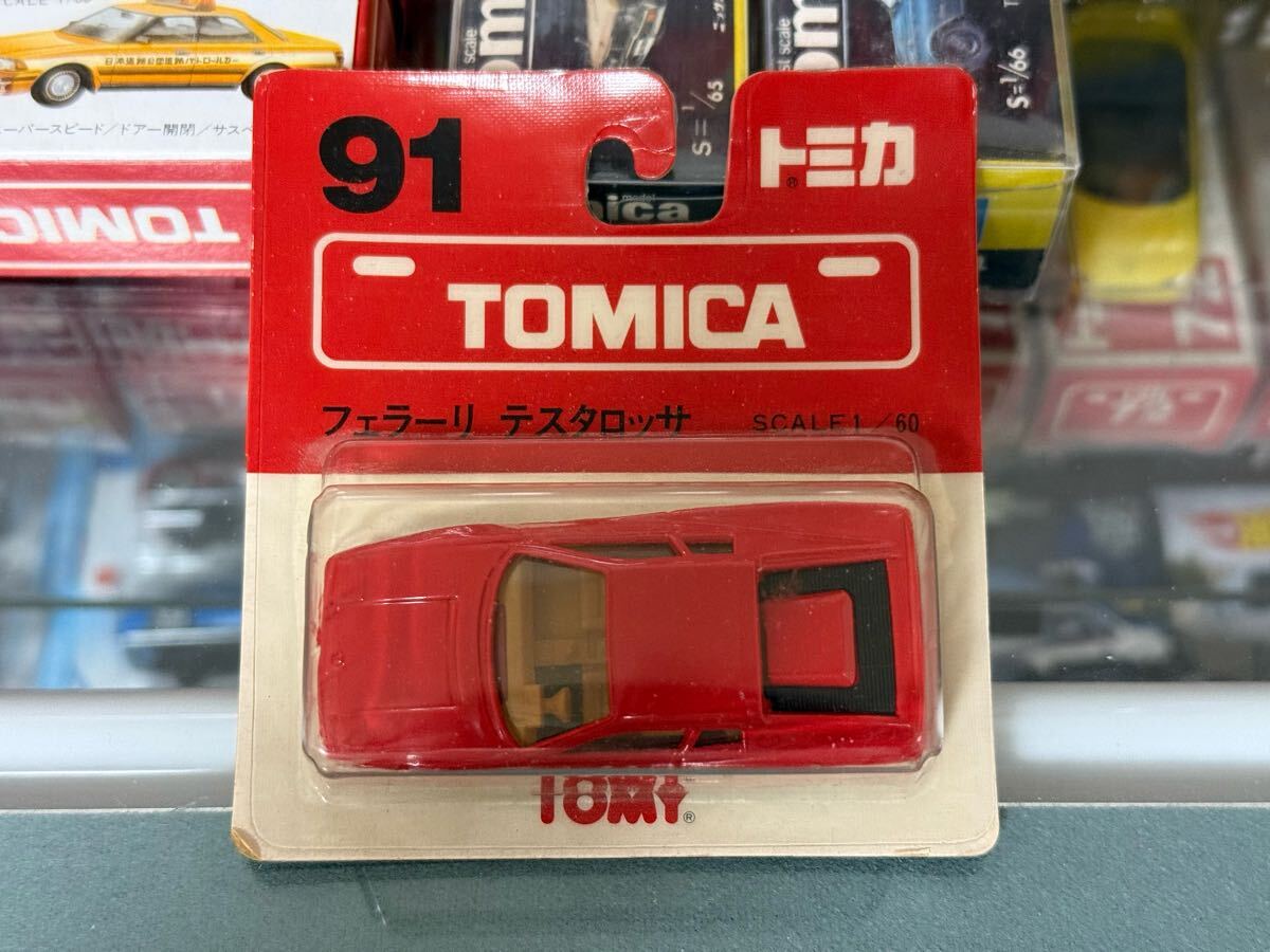 トミカ フェラーリ テスタロッサ ブリスターパック 赤箱 当時物 トミカ フェラーリ テスタロッサ ブリスターパック 赤箱 当時物