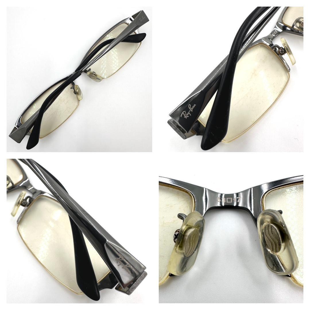 Ray-Ban レイバン メガネ 度入り RB8628 ハーフリム スクエア_画像8