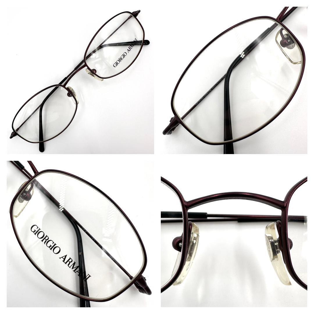 Giorgio Armani ジョルジオアルマーニ メガネ 度なし フルリム