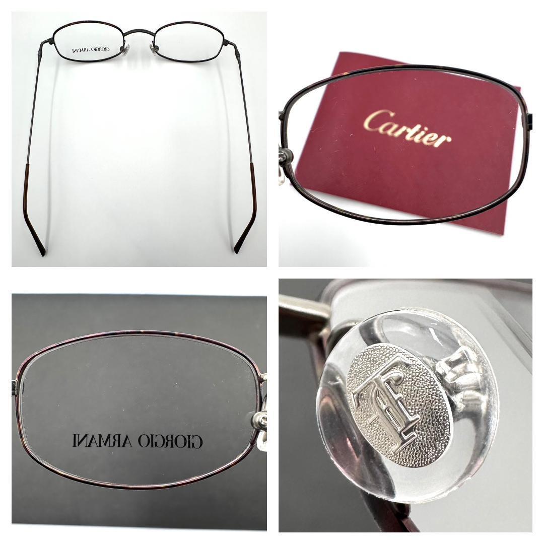 Giorgio Armani ジョルジオアルマーニ メガネ 度なし デモレンズ