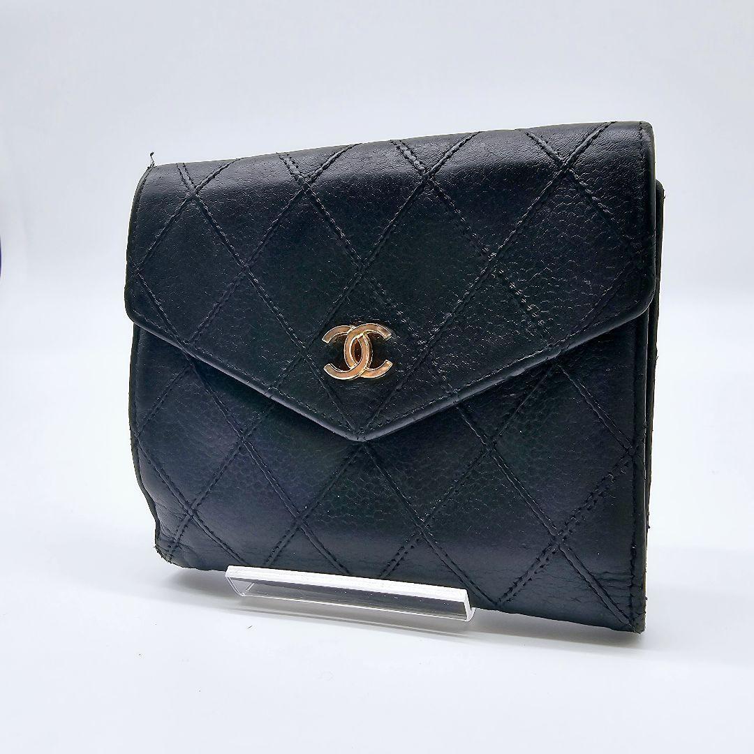人気】CHANEL シャネル ビコローレ ココマーク 折り財布 Wホック 人気】CHANEL シャネル ビコローレ ココマーク 折り財布 Wホック