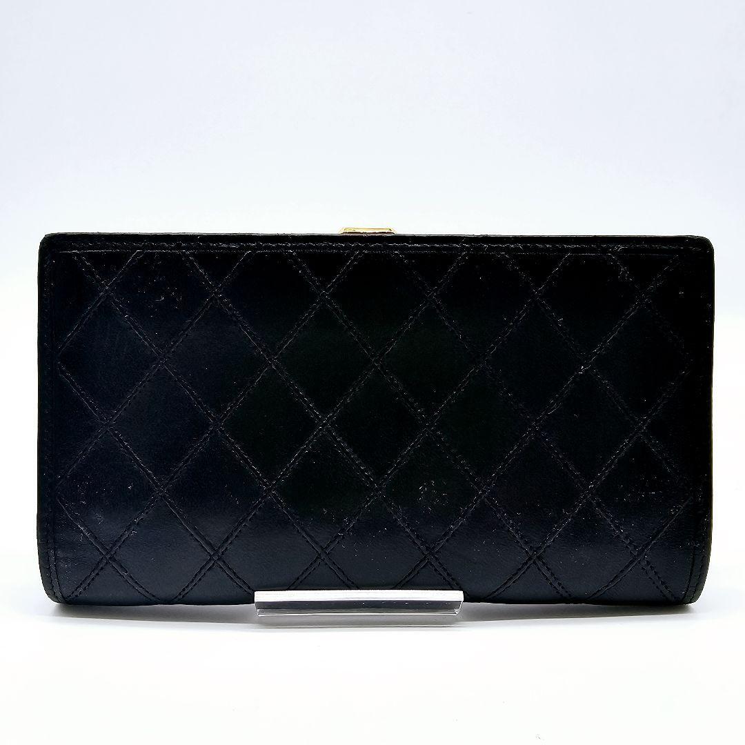 美品】CHANEL シャネル 長財布 ビコローレ がま口 ココマーク 美品】CHANEL シャネル 長財布 ビコローレ がま口 ココマーク