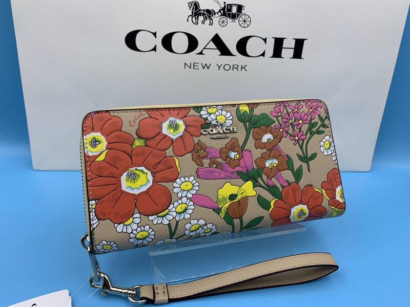 コーチ 財布 COACH 長財布 レディース ウォレット フローラル 花 コーチ 財布 COACH 長財布 レディース ウォレット フローラル 花