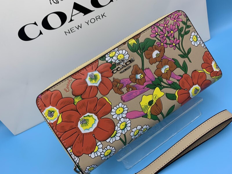コーチ 財布 COACH 長財布 レディース ウォレット フローラル 花 コーチ 財布 COACH 長財布 レディース ウォレット フローラル 花