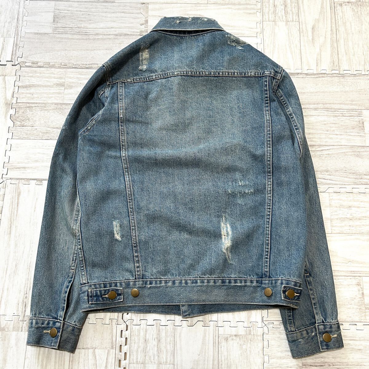 極美品 ロンハーマン Ron Herman クラッシュデニムジャケット 極美品 ロンハーマン Ron Herman クラッシュデニムジャケット