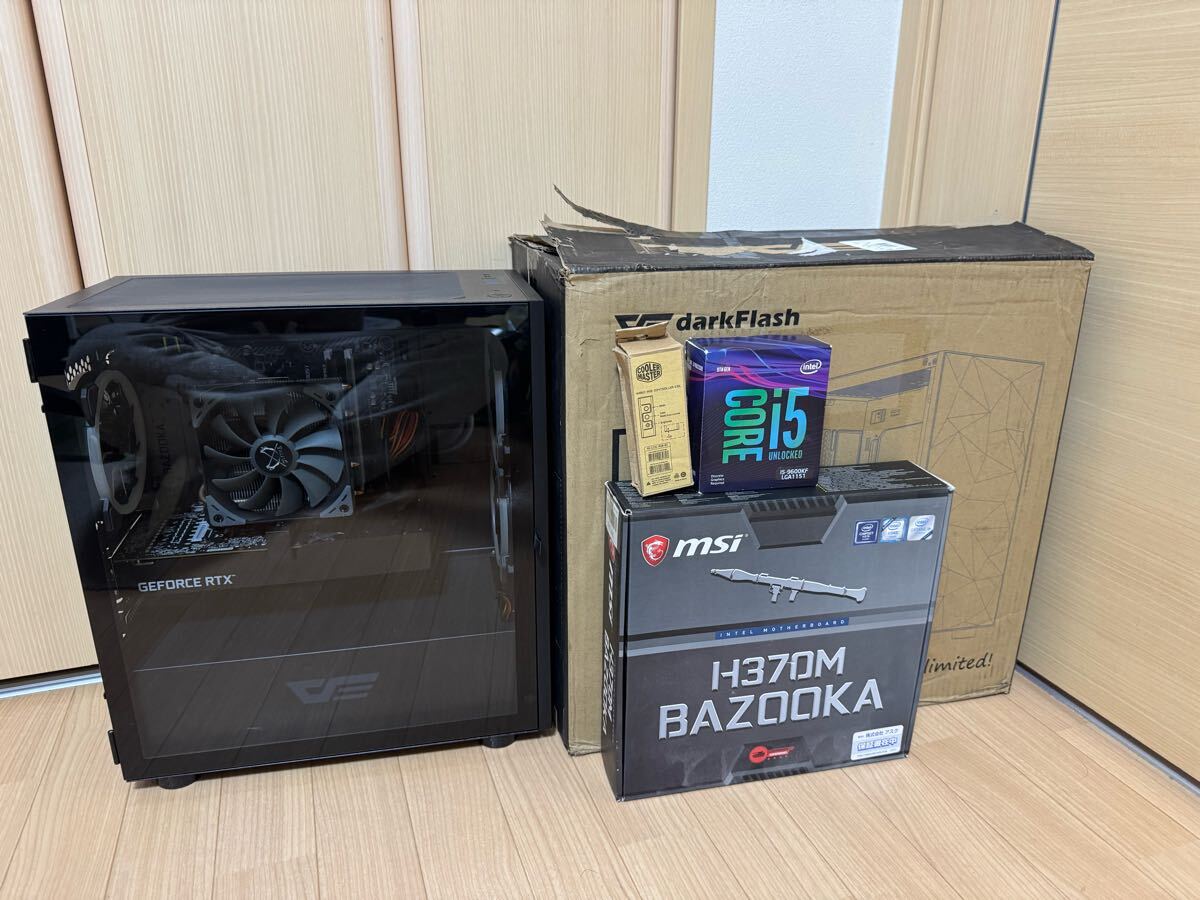 爆速ゲーミングPC】Intel i5 9600K/RAM16GB/NVME SSD512GB 爆速ゲーミングPC】Intel i5 9600K/RAM16GB/NVME SSD512GB