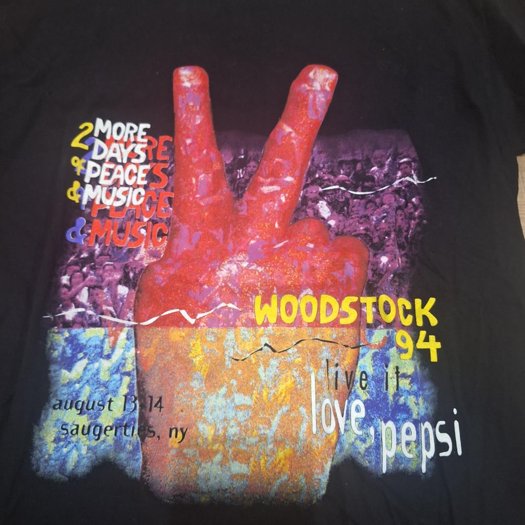 90s 1994年 ウッドストック WOODSTOCK ペプシ ピース バンド 90s 1994年 ウッドストック WOODSTOCK ペプシ ピース バンド