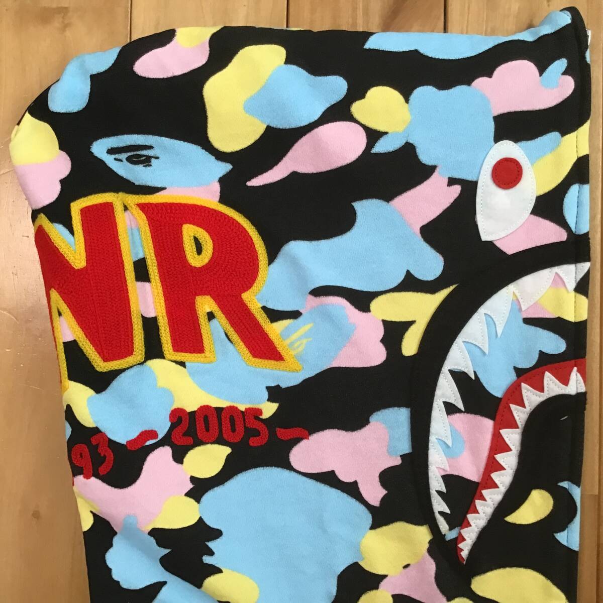 New multi camo シャーク パーカー Mサイズ cotton candy camo shark full zip hoodie エイプ ベイプ アベイシングエイプ マルチカモ ni7