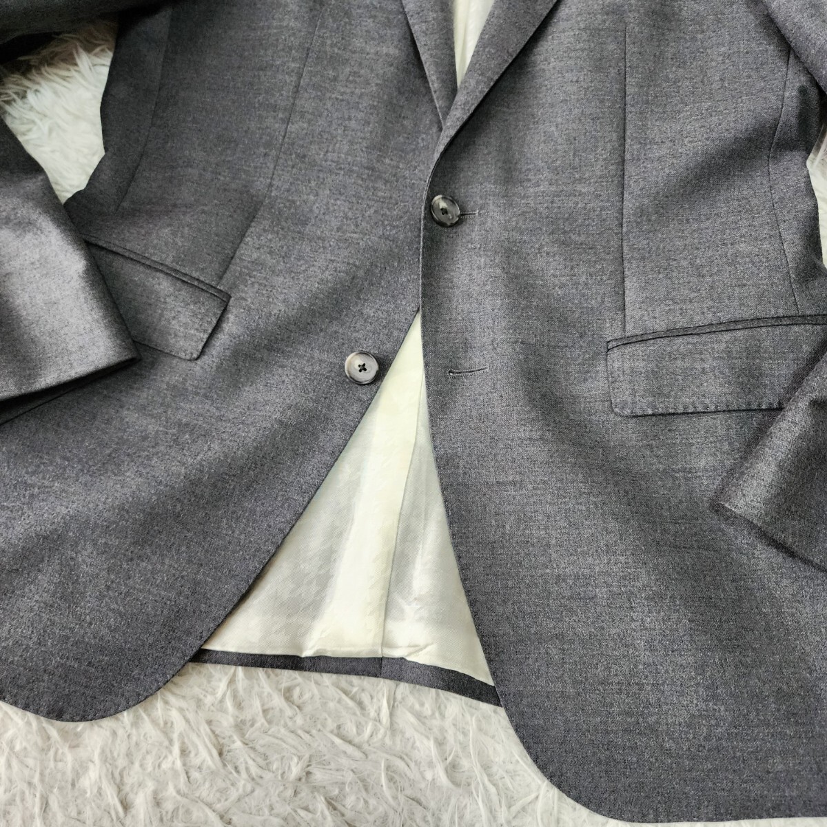 美品 L~XL相当 HUGO BOSS テーラードジャケット STRETCH 美品 L~XL相当 HUGO BOSS テーラードジャケット STRETCH