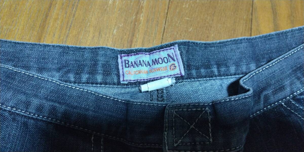 BANANA MOON バナナ ムーン ソフト デニム パンツ ジーパン ジーンズ オリジナル 刺繍 売切 キッズ 子供 ジュニア レア 希少 ブランド _画像5