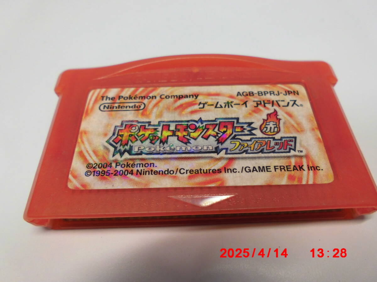 GBAROMカセット ポケットモンスター 赤 ファイアレッド pokemon GBAROMカセット ポケットモンスター 赤 ファイアレッド pokemon