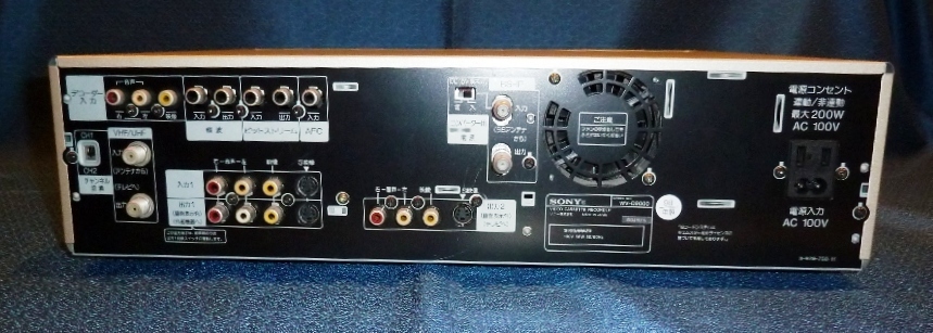 SONY S-VHS miniDV DV hifi ダブルビデオデッキ WV-D9000 SONY S-VHS miniDV DV hifi ダブルビデオデッキ WV-D9000