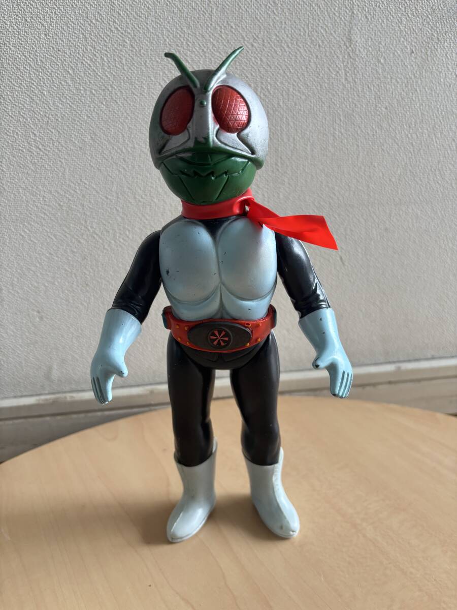 仮面ライダーソフビ 旧バンダイ バンザイマーク面取れ一本線 仮面ライダーソフビ 旧バンダイ バンザイマーク面取れ一本線
