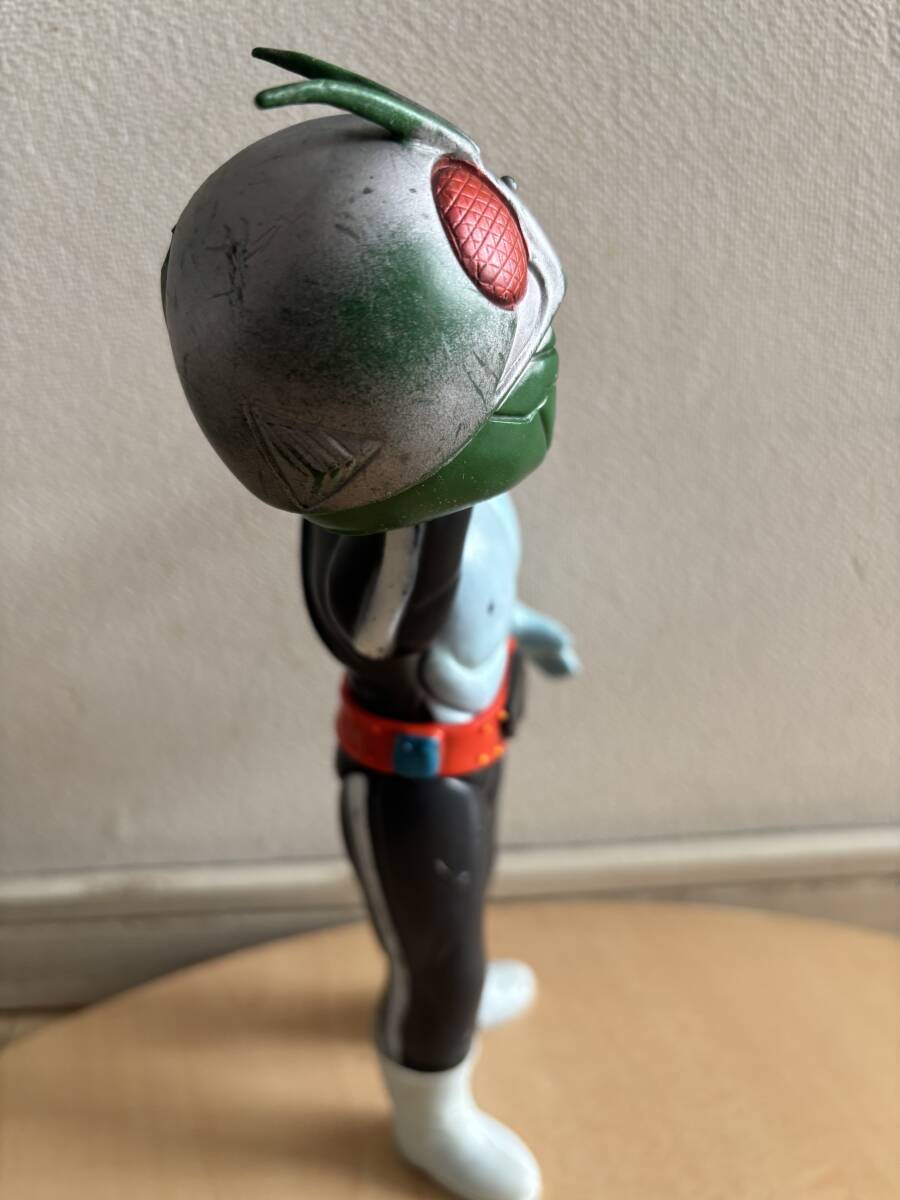 仮面ライダーソフビ 旧バンダイ バンザイマーク面取れ一本線 仮面ライダーソフビ 旧バンダイ バンザイマーク面取れ一本線