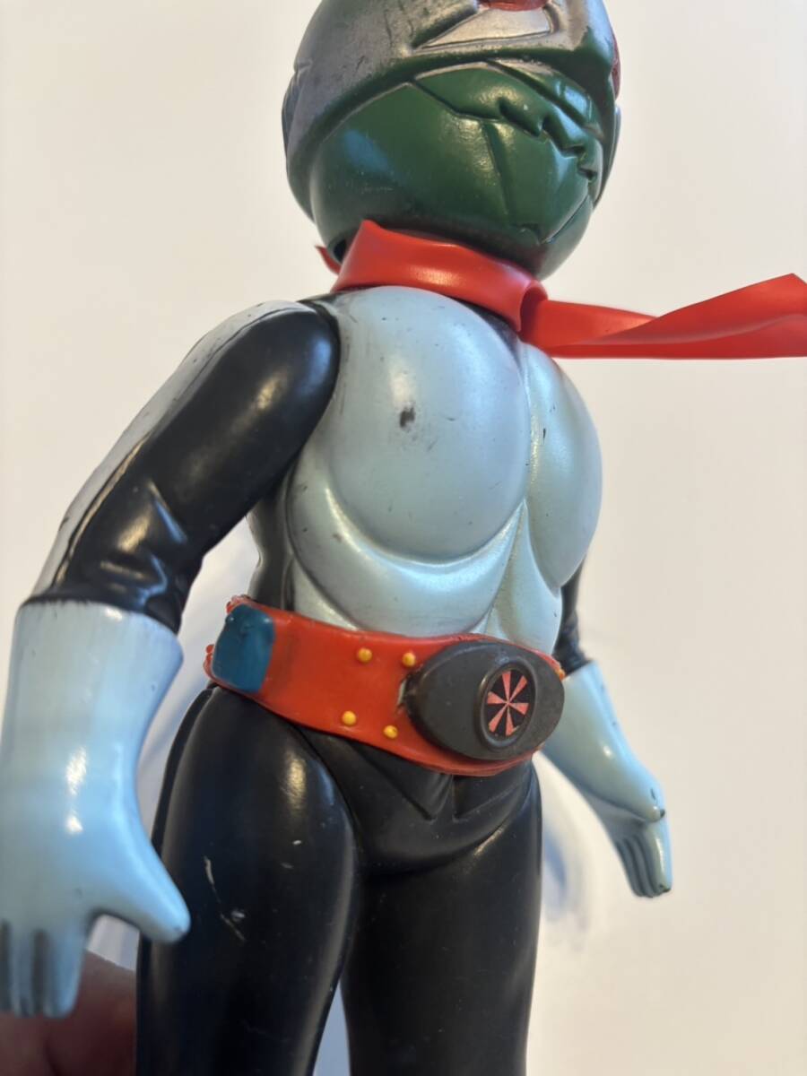 仮面ライダーソフビ 旧バンダイ バンザイマーク面取れ一本線 仮面ライダーソフビ 旧バンダイ バンザイマーク面取れ一本線
