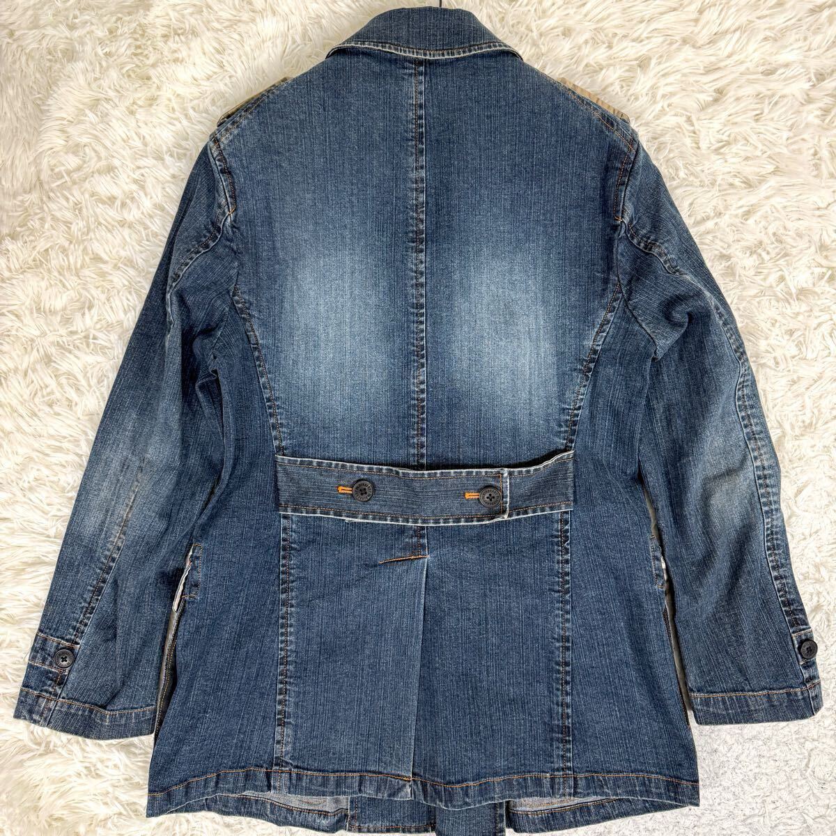 美品/希少 BURBERRY BLACK LABEL デニム トレンチコート デニム 美品/希少 BURBERRY BLACK LABEL デニム トレンチコート デニム