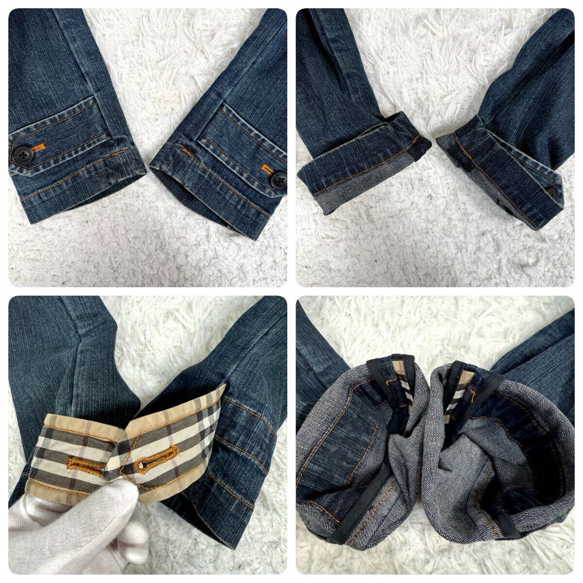 美品/希少 BURBERRY BLACK LABEL デニム トレンチコート デニム 美品/希少 BURBERRY BLACK LABEL デニム トレンチコート デニム