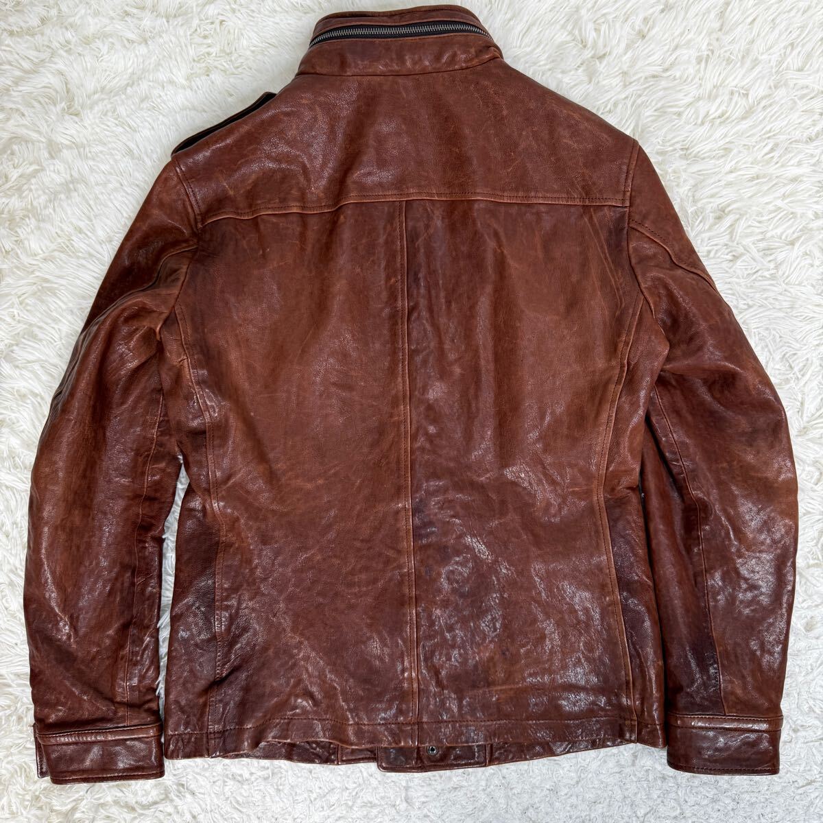 希少/L ラムレザー PS Paul Smith M-65 レザージャケット 希少/L ラムレザー PS Paul Smith M-65 レザージャケット