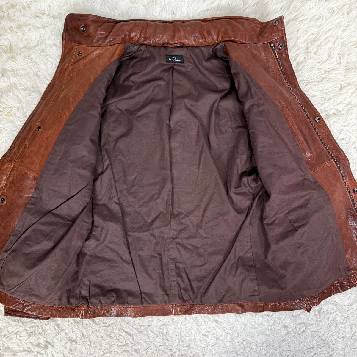 希少/L ラムレザー PS Paul Smith M-65 レザージャケット 希少/L ラムレザー PS Paul Smith M-65 レザージャケット