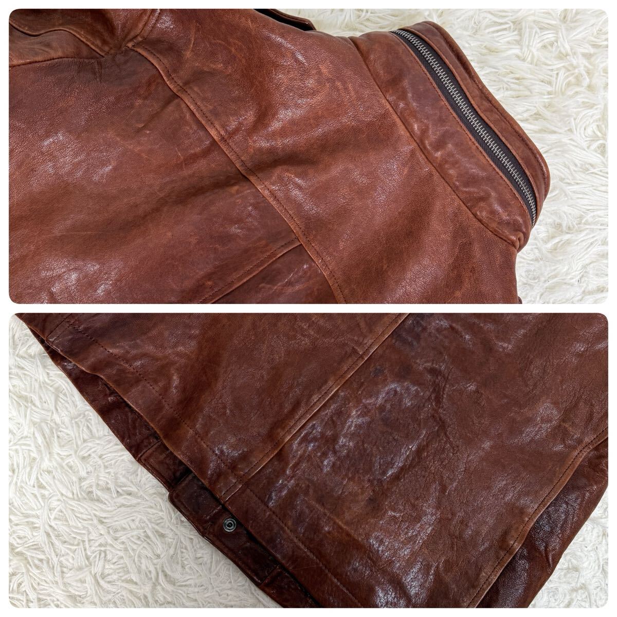 希少/L ラムレザー PS Paul Smith M-65 レザージャケット 希少/L ラムレザー PS Paul Smith M-65 レザージャケット