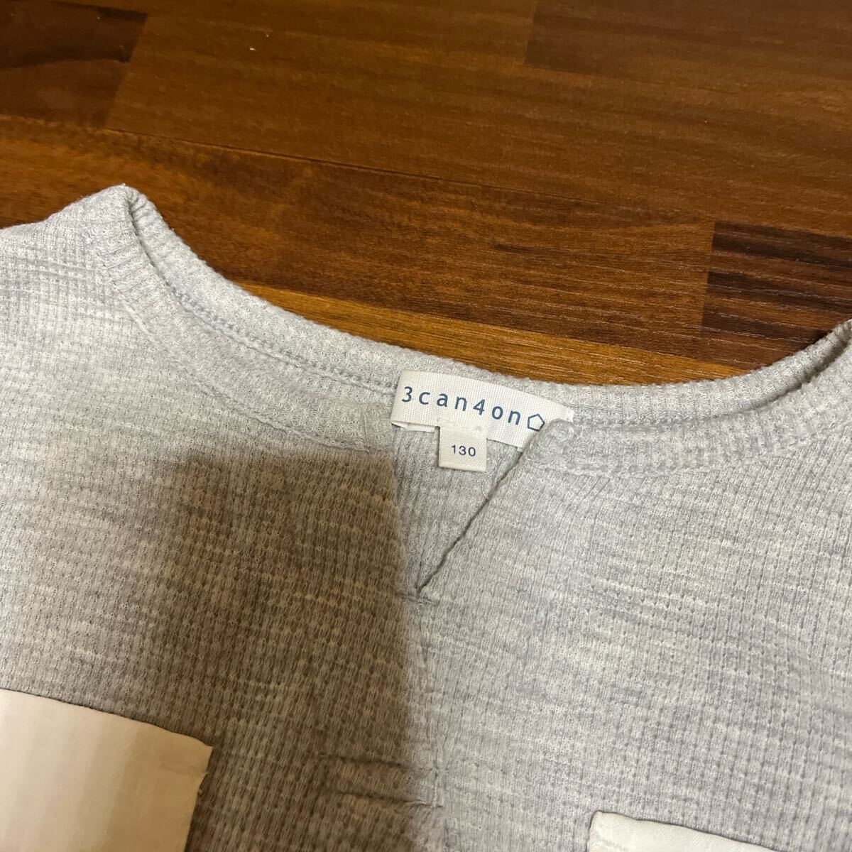  Kids tops трикотаж с коротким рукавом серый футболка белый 3can4on