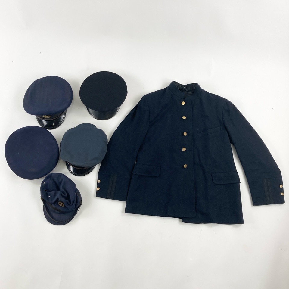 当時物 国鉄制服一式 ジャケット 帽子6個 日本国有鉄道 鉄道 当時物 国鉄制服一式 ジャケット 帽子6個 日本国有鉄道 鉄道