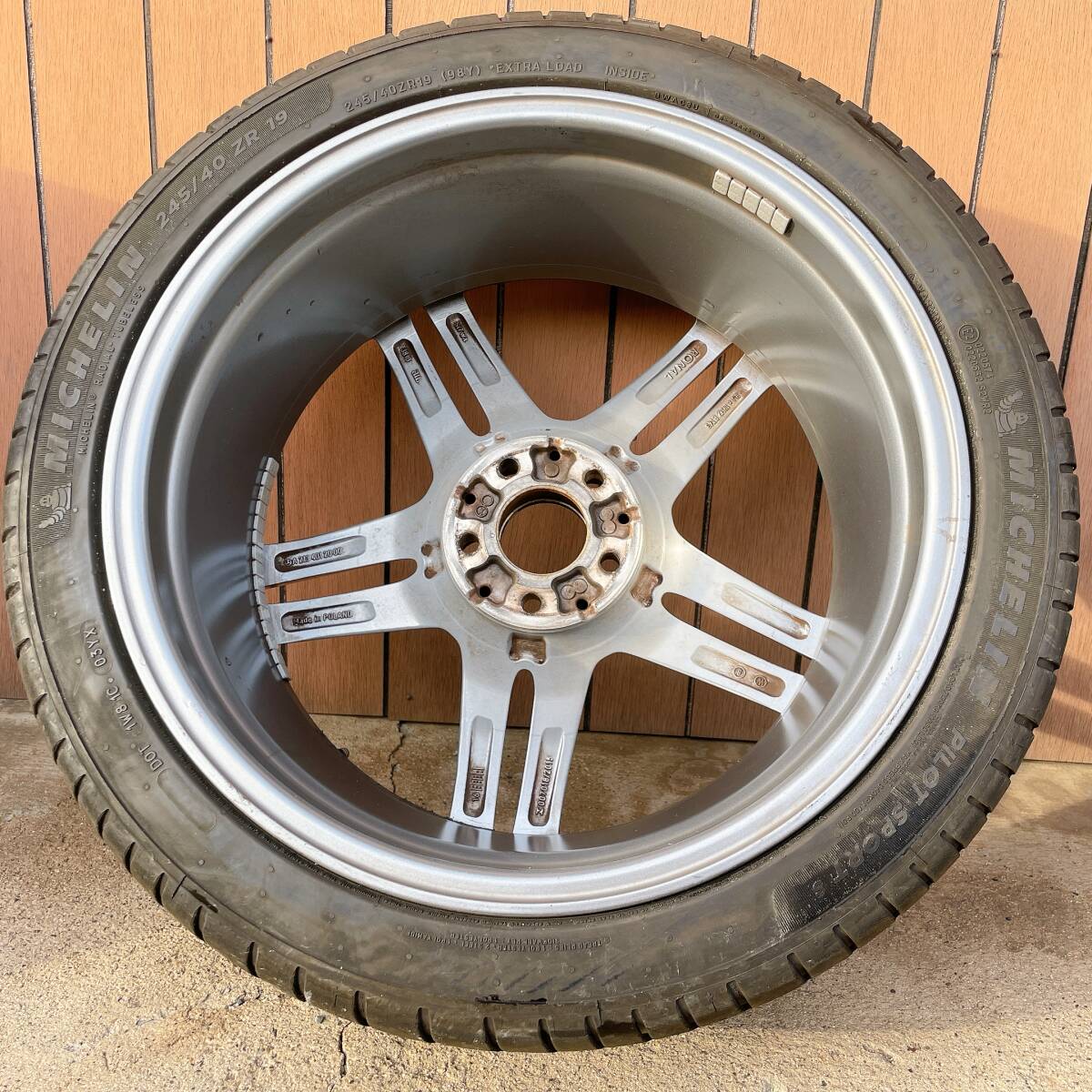 フロント用2本 P.C.D.112×5H 8J×19 ET43 245/40ZR19 メルセデス フロント用2本 P.C.D.112×5H 8J×19 ET43 245/40ZR19 メルセデス