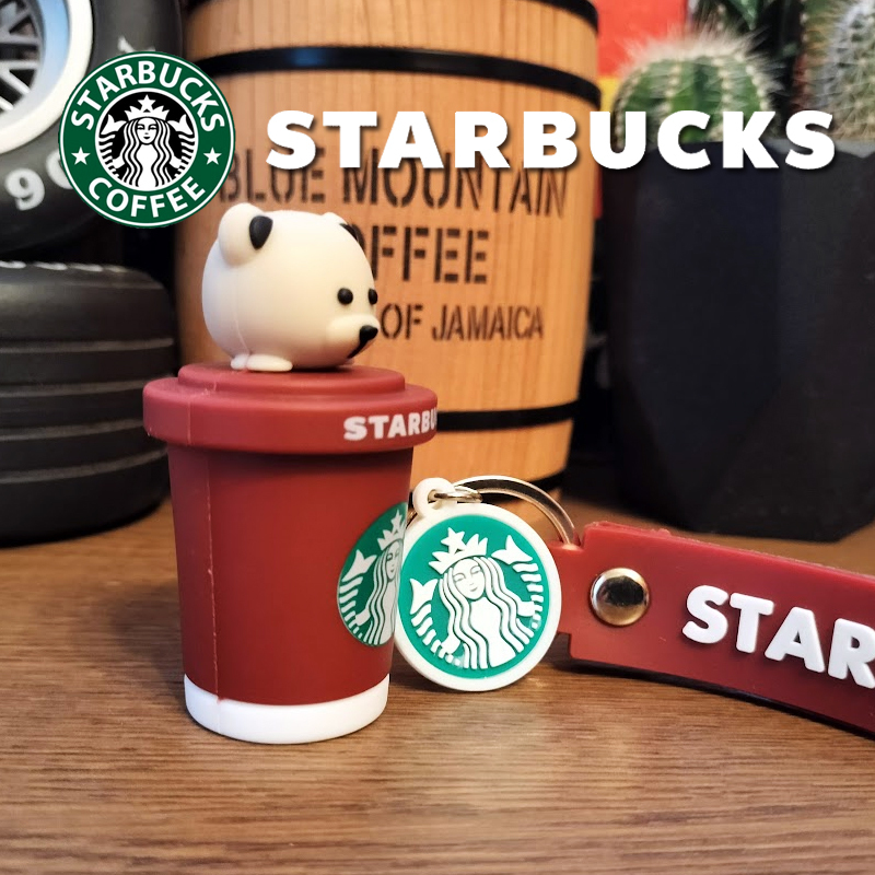 STARBUCKS スターバックス ストラップ付キーホルダー キー STARBUCKS スターバックス ストラップ付キーホルダー キー