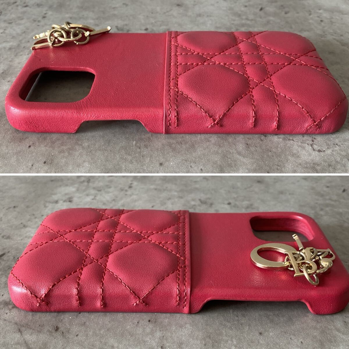 Lady Dior レディーディオール カナージュ ラムスキン iPhone 12 Lady Dior レディーディオール カナージュ ラムスキン iPhone 12