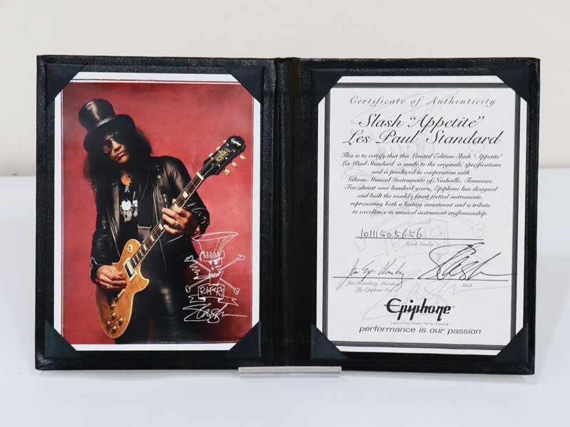  мертвый запас класс Epiphone Epiphone Slash Les Paul Standard Appetite Burst электрогитара 6 струна Maple верх одобрено документы 2000шт.@ ограничение 