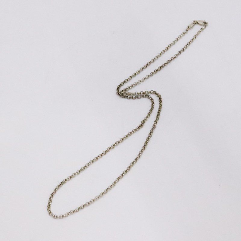 1円~ CHROME HEARTS クロムハーツ ロールチェーン ネックレス 1円~ CHROME HEARTS クロムハーツ ロールチェーン ネックレス
