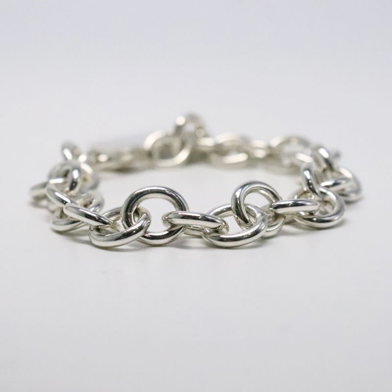 TIFFANY&Co. ティファニー ハートタグ ブレスレット SILVER 925 シルバー 総重量約34.3g レディース SV925 箱付 中古 美品 送料無料！
