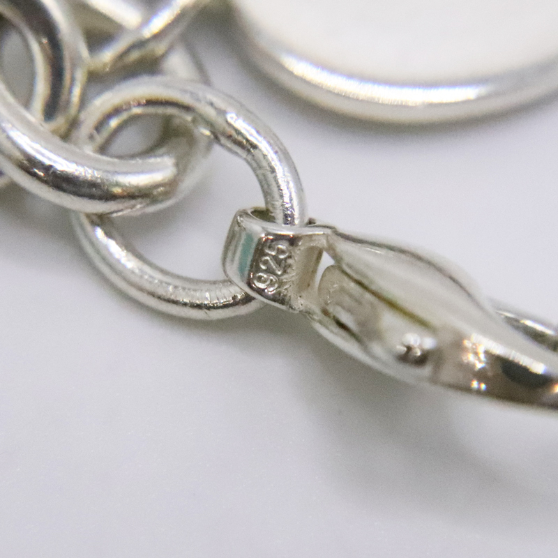 TIFFANY&Co. ティファニー ハートタグ ブレスレット SILVER 925 シルバー 総重量約34.3g レディース SV925 箱付 中古 美品 送料無料！